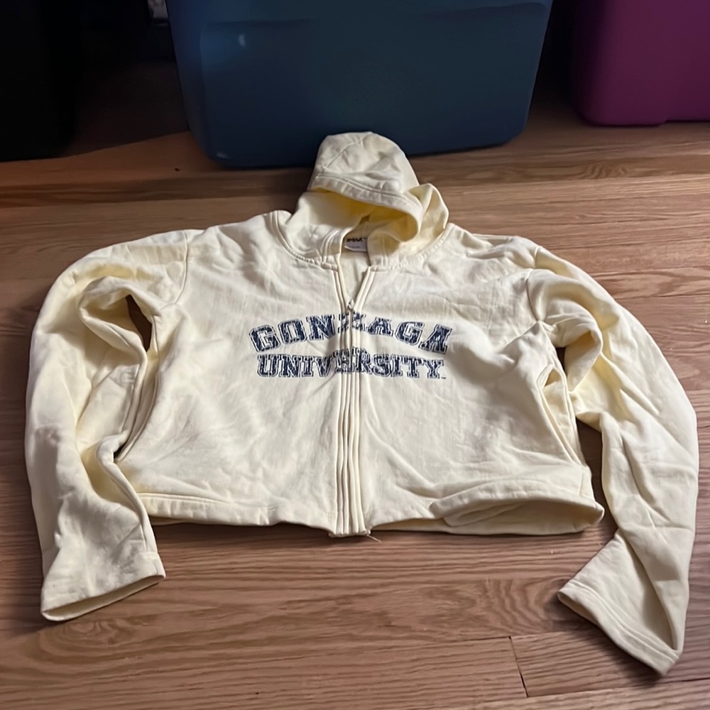 Women’s large Gonzaga Univ zip up hoodie